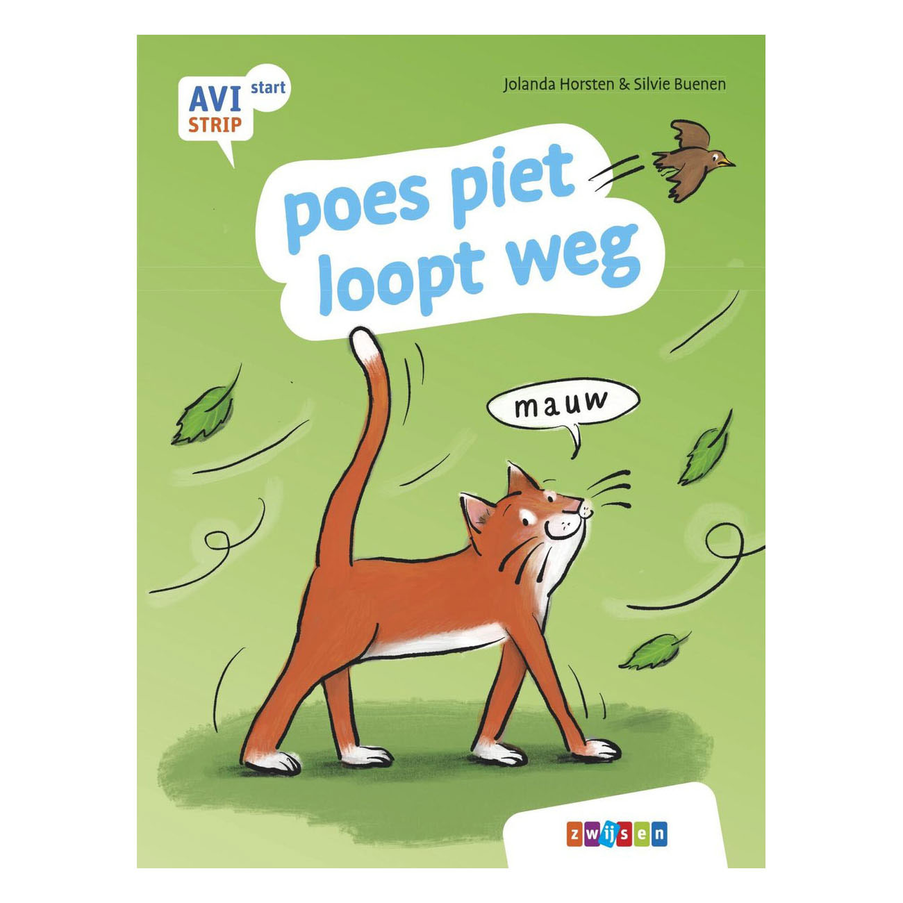 poes piet loopt weg - AVI Start Stripboek