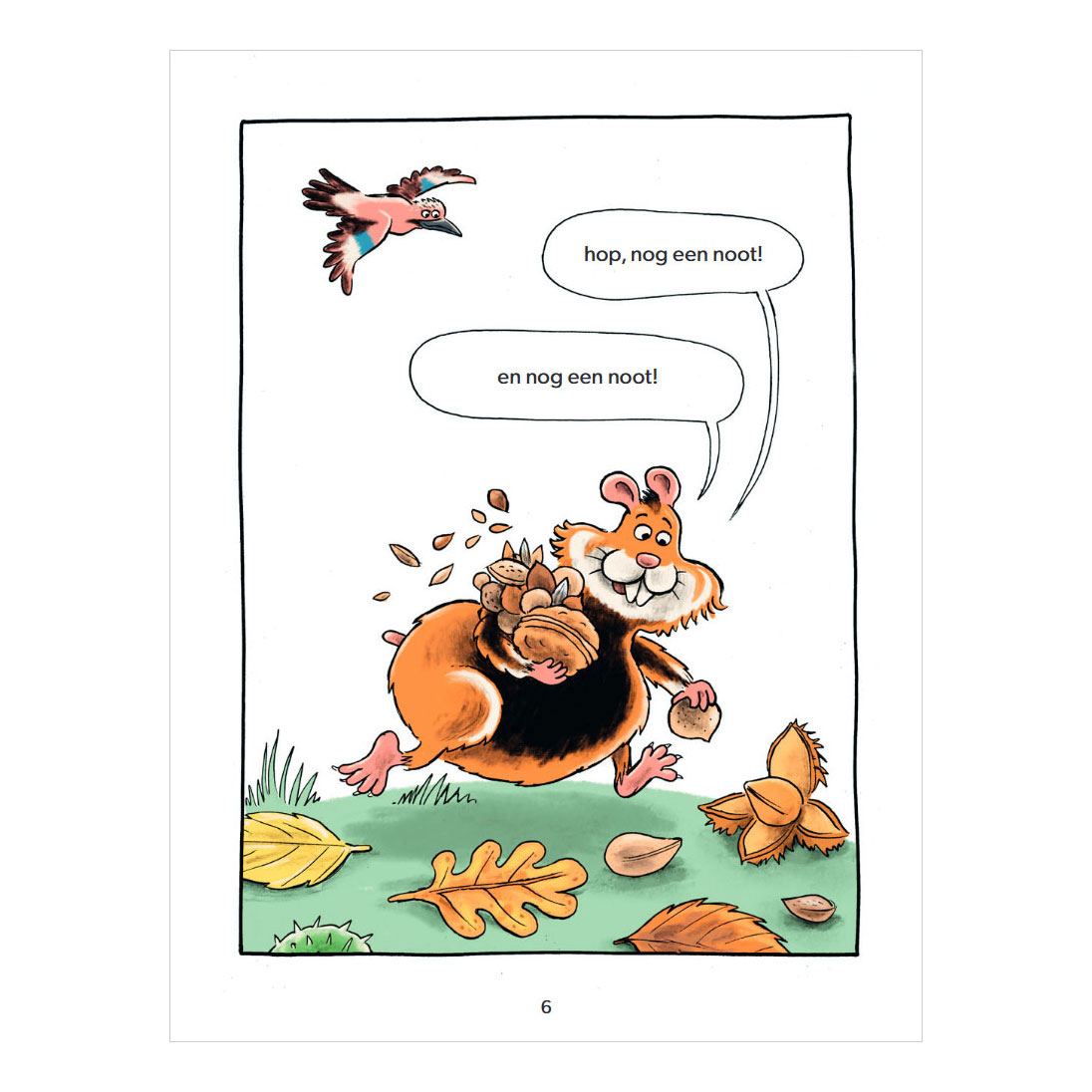 hop, nog een noot - AVI Start Stripboek