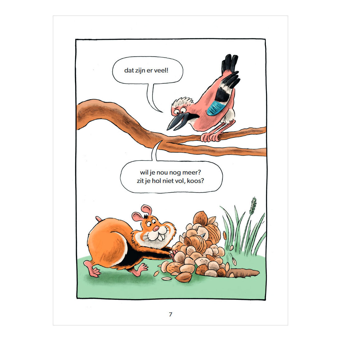 hop, nog een noot - AVI Start Stripboek