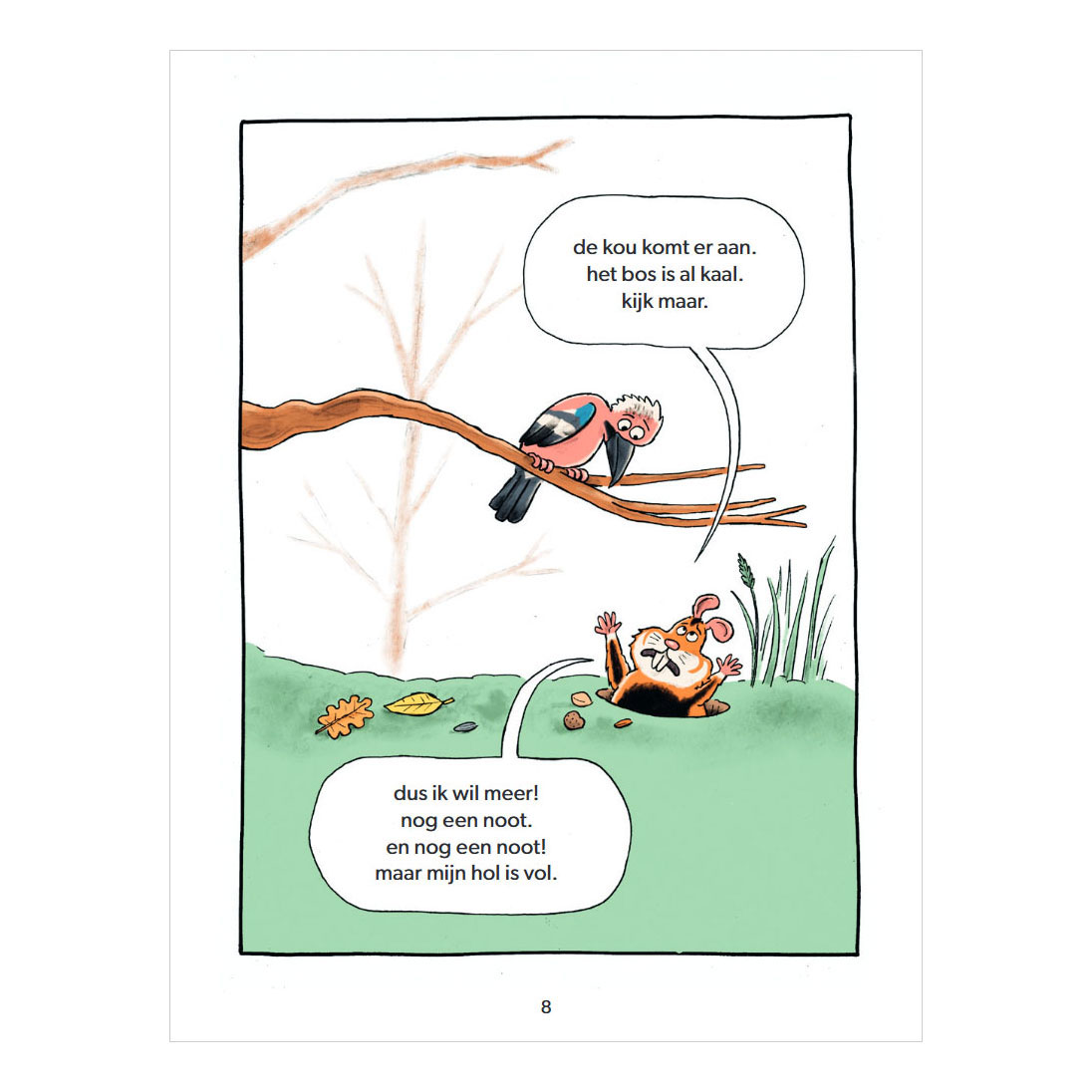 hop, nog een noot - AVI Start Stripboek