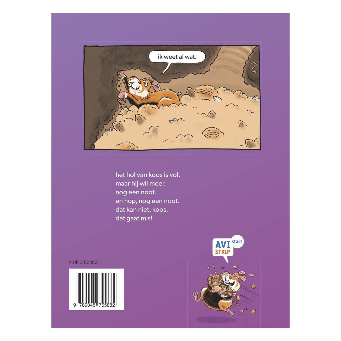 hop, nog een noot - AVI Start Stripboek