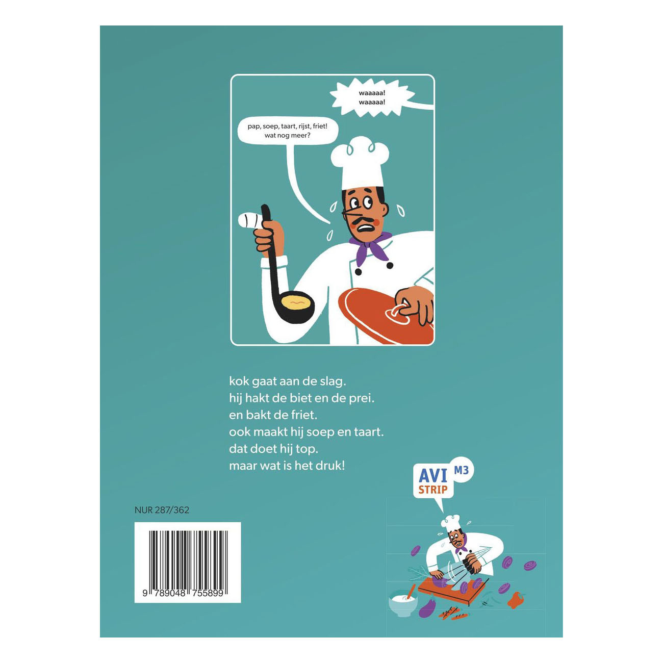 kok heeft het druk - AVI M3 Stripboek