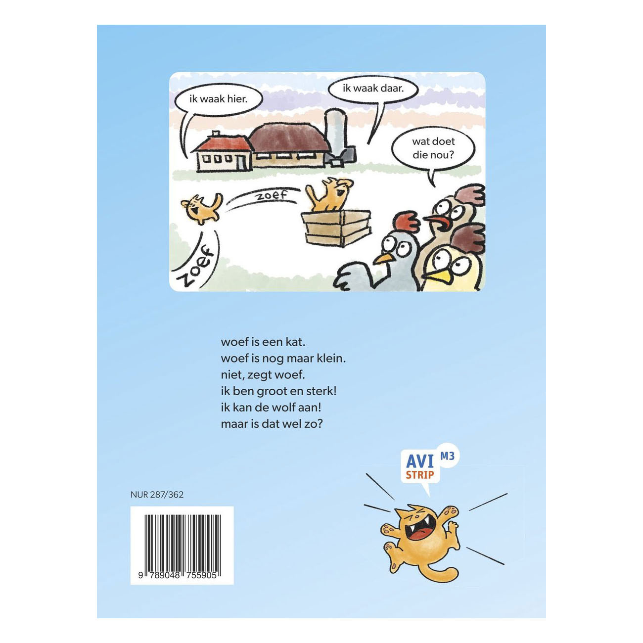 woef waakt - AVI Start Stripboek