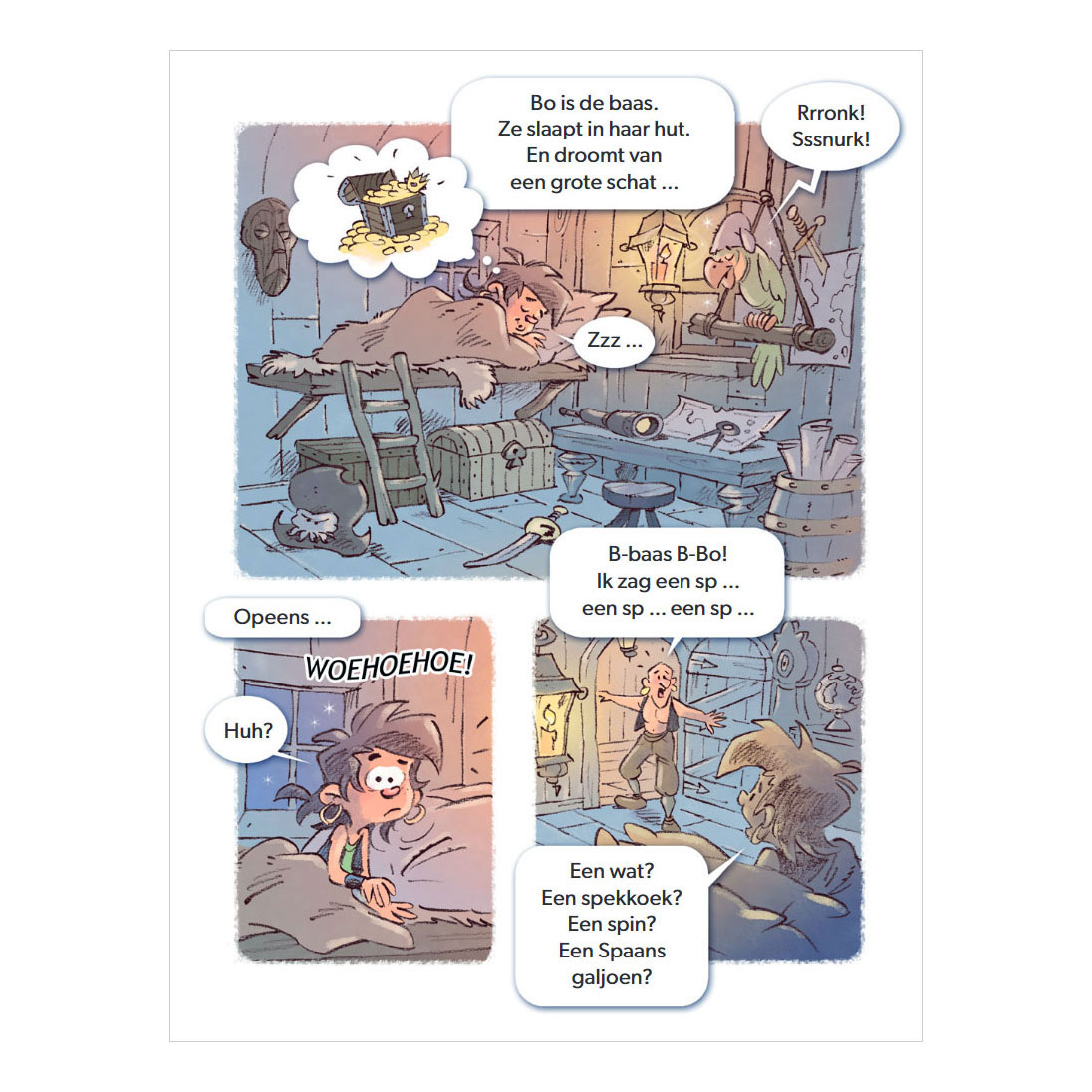 De spookboot - AVI M4 Stripboek