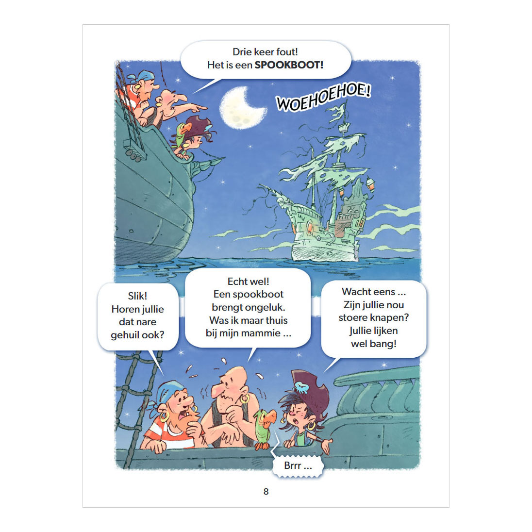 De spookboot - AVI M4 Stripboek