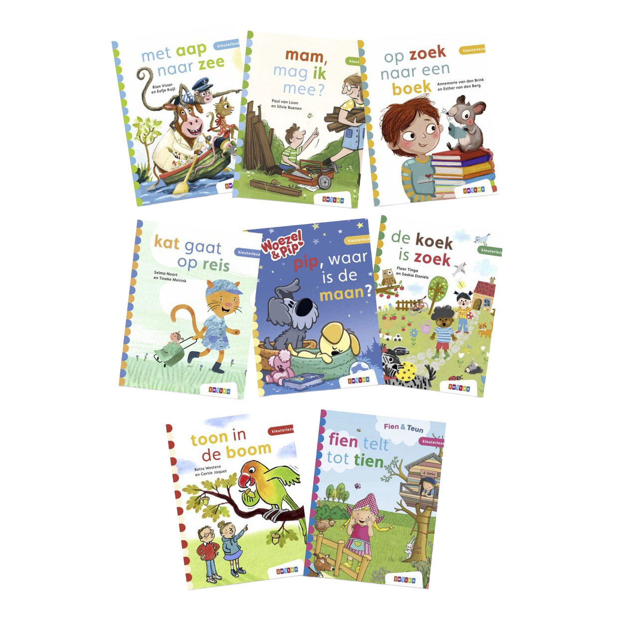 Pakket kleuterlezen - 8 Titels - AVI Start