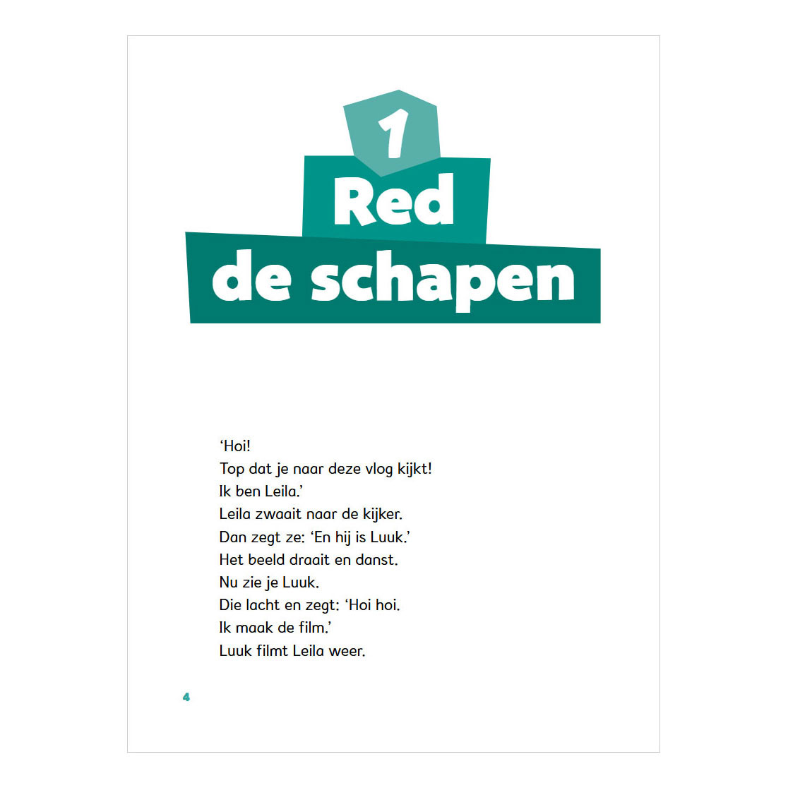Red de schapen!
