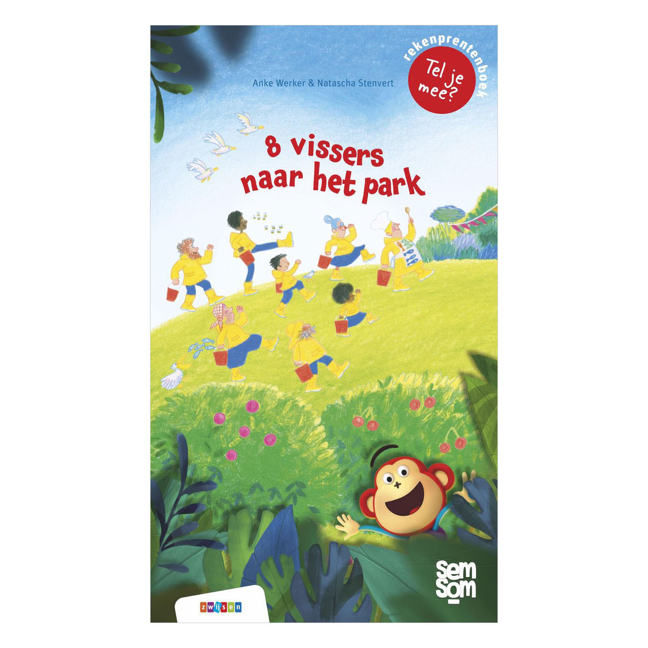 Acht vissers naar het park