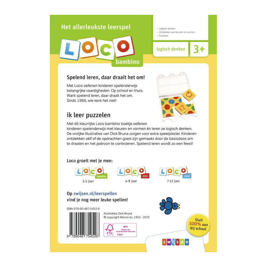 Loco Bambino Nijntje ik leer puzzelen