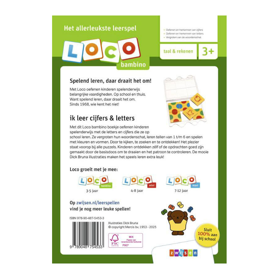Loco Bambino Nijntje ik leer cijfers & letters