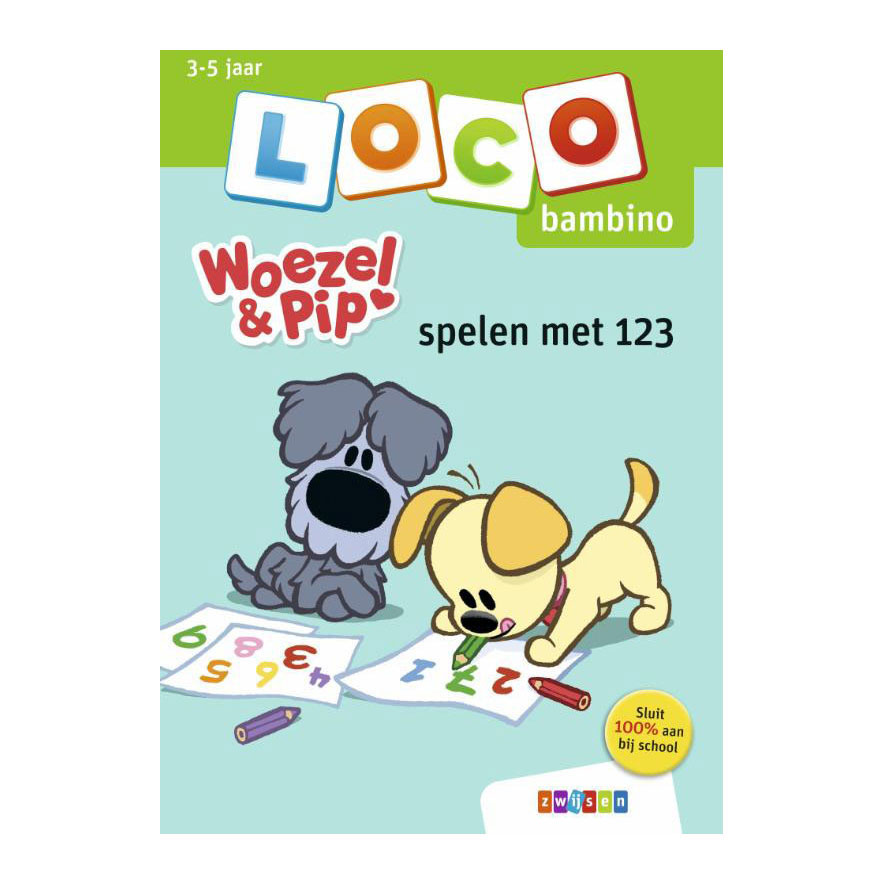 Loco Bambino Woezel & Pip pakket letters & cijfers