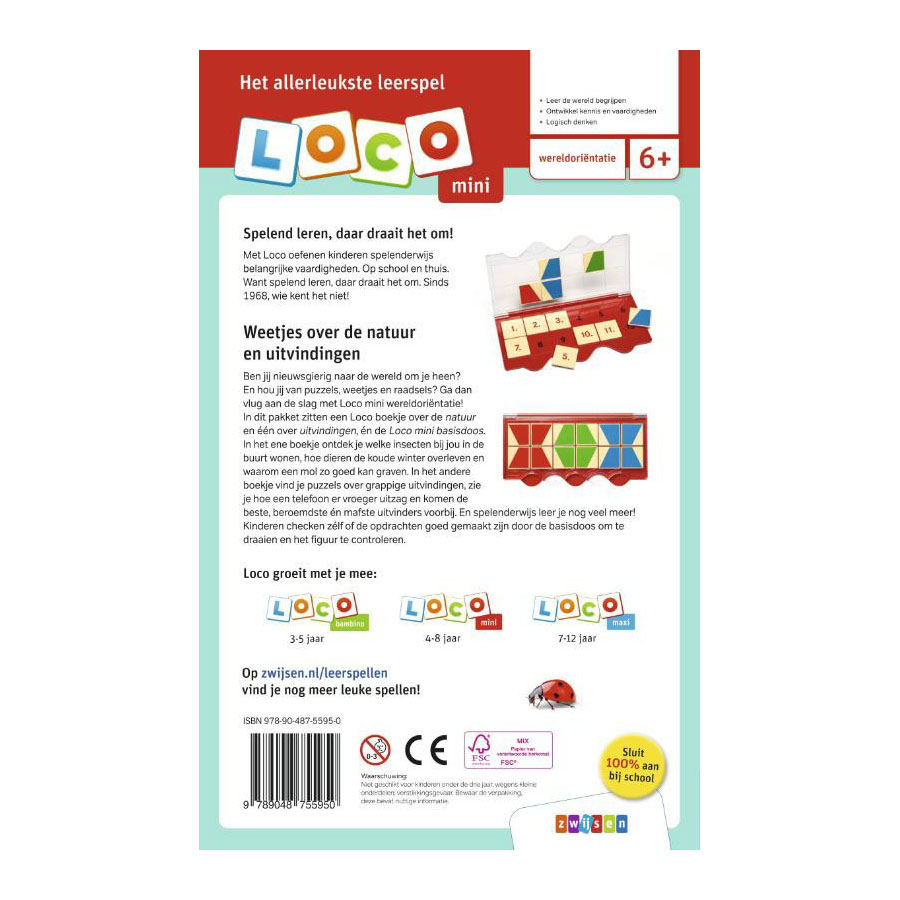 Loco Mini pakket Weetjes over natuur & uitvindingen