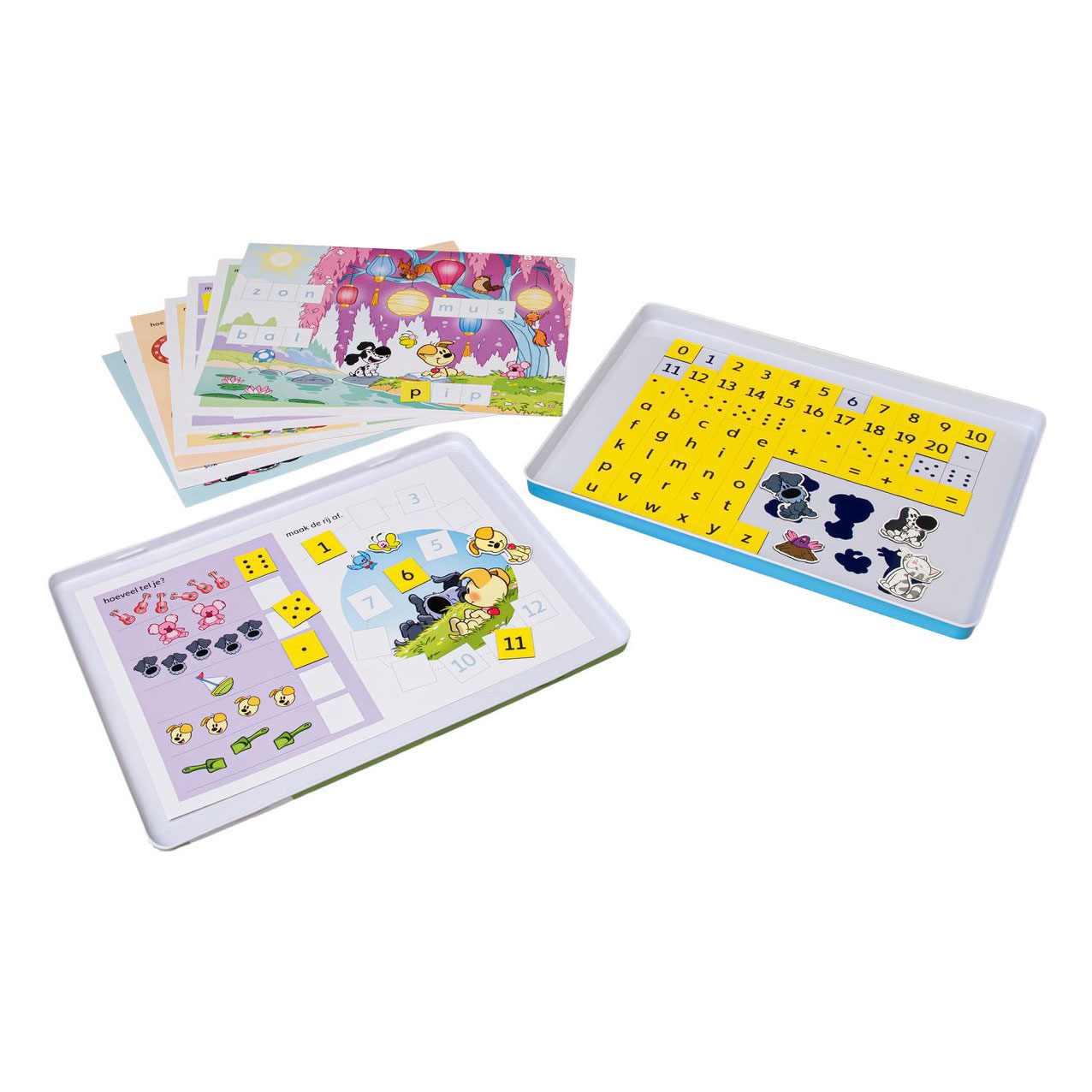 Woezel & Pip Magnetische letter- en cijferdoos