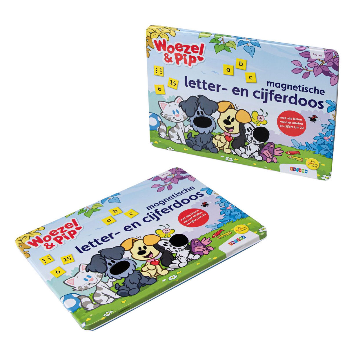 Woezel & Pip Magnetische letter- en cijferdoos