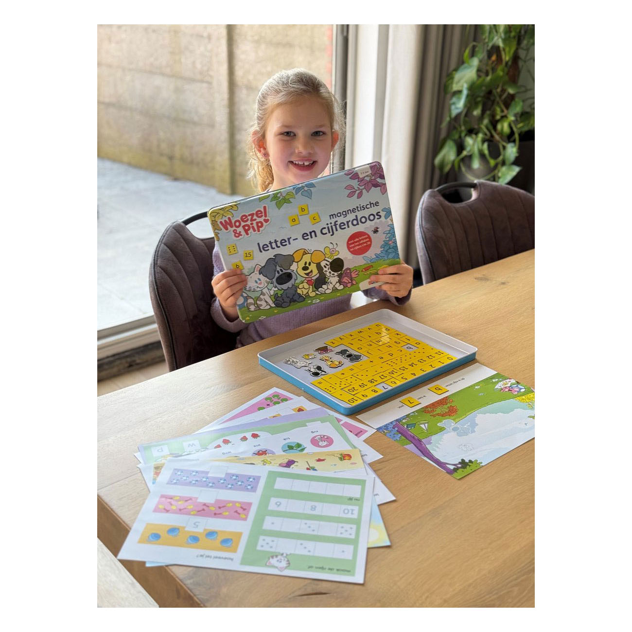 Woezel & Pip Magnetische letter- en cijferdoos