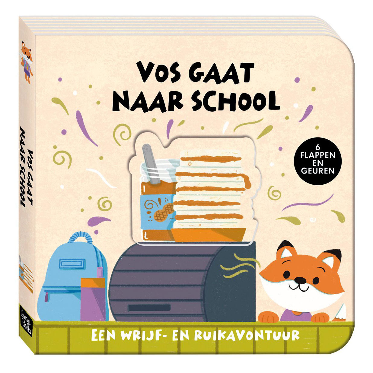 Een Wrijf- en Ruikavontuur - Vos Gaat naar School Kartonboekje