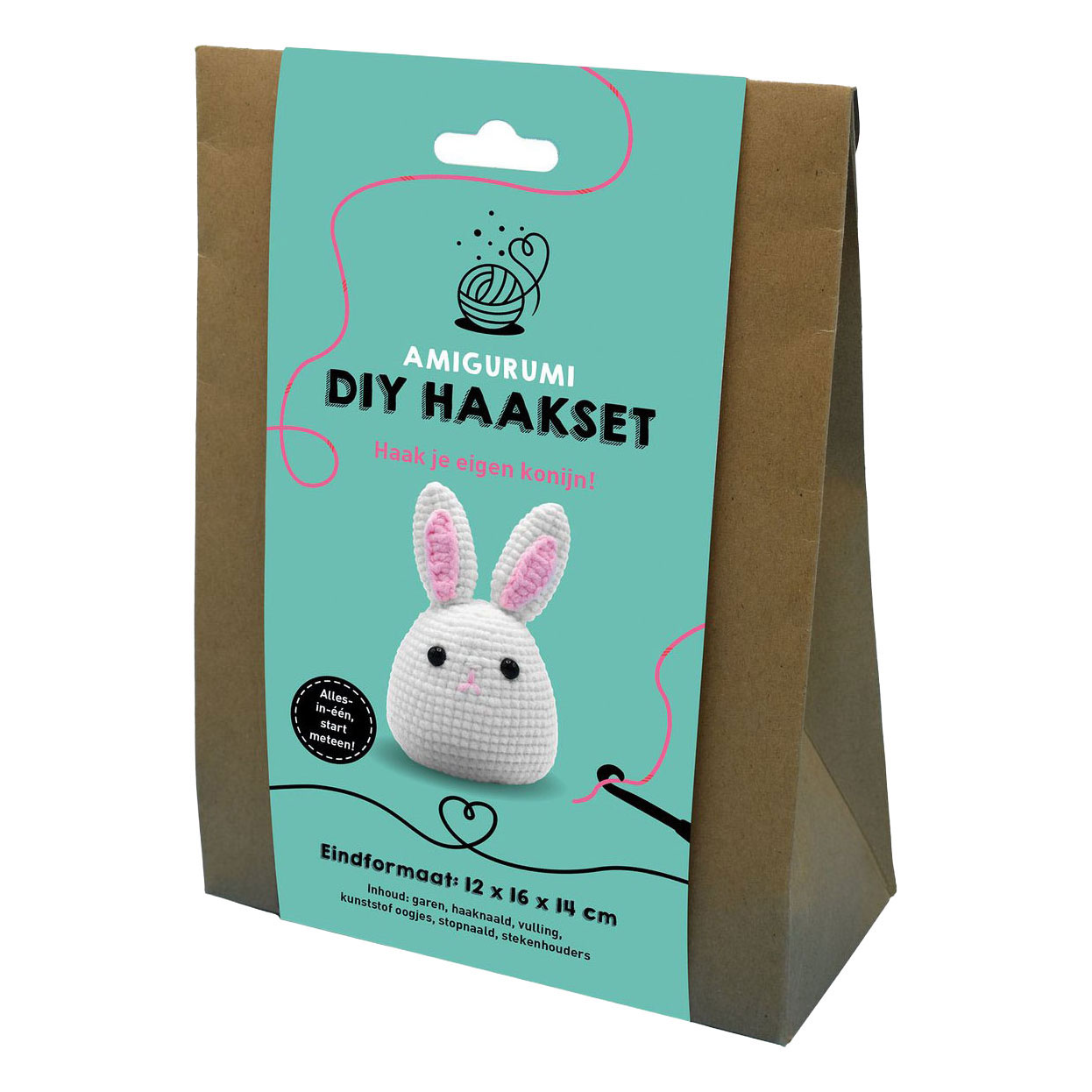 Ensemble de crochet DIY Amigurumi - Lapin