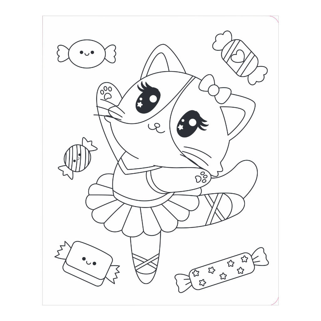 4-in-1 Doeboek - Kawaii Cuties