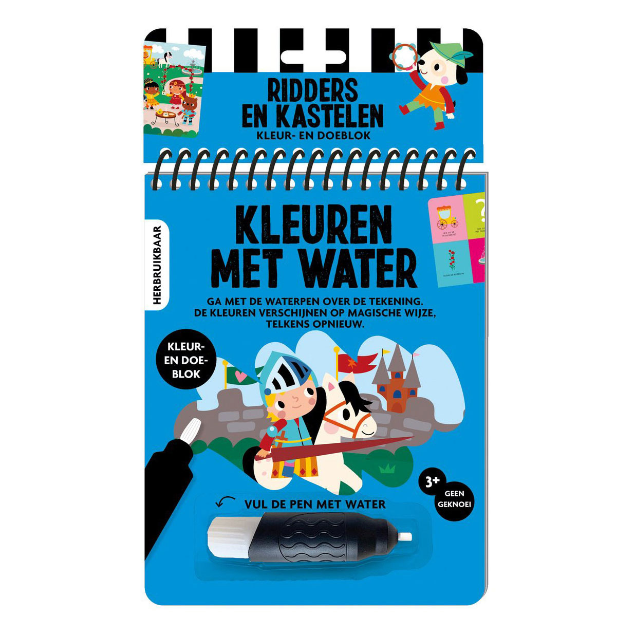 Kleuren met Water - Ridders en Kastelen