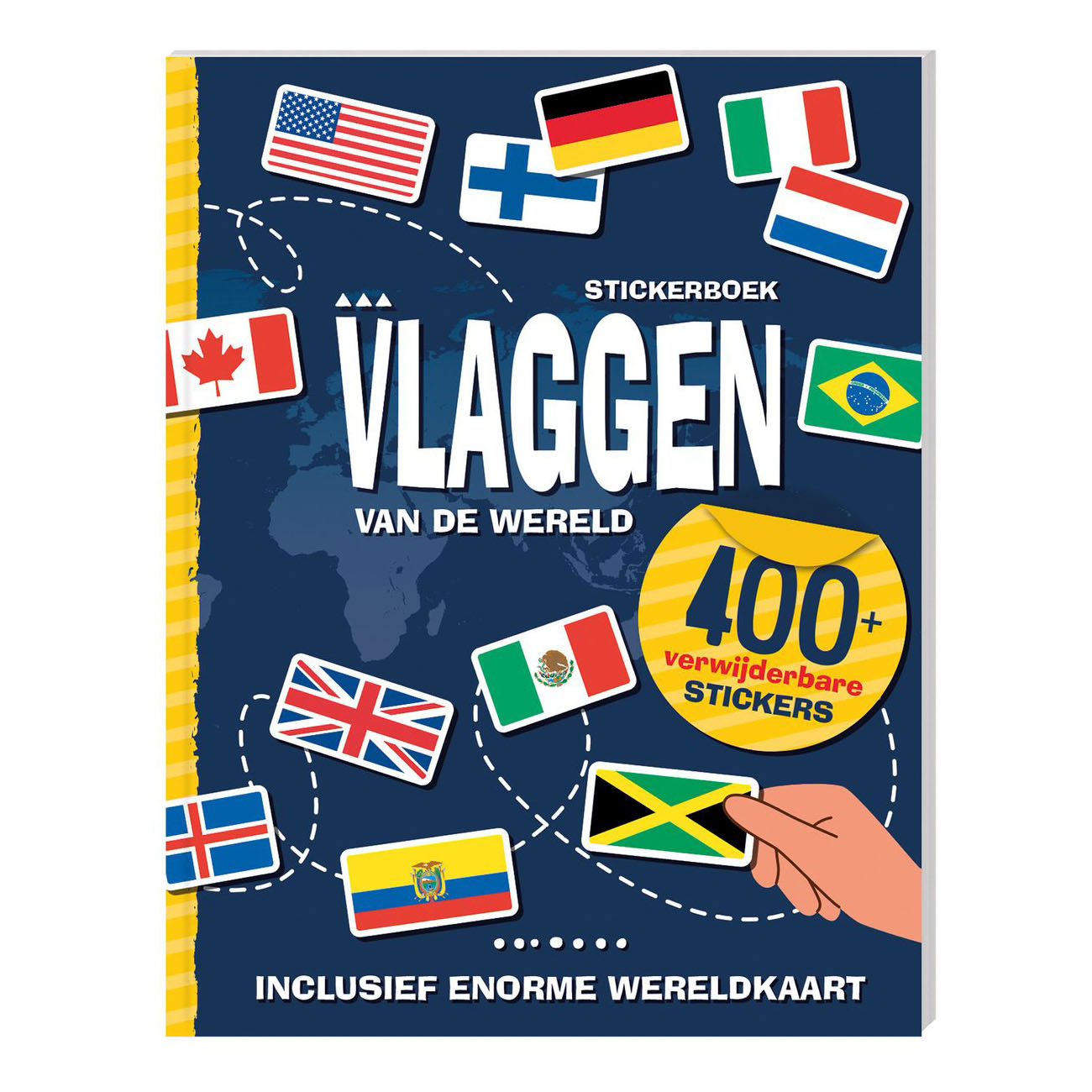 Stickerboek Vlaggen van de Wereld