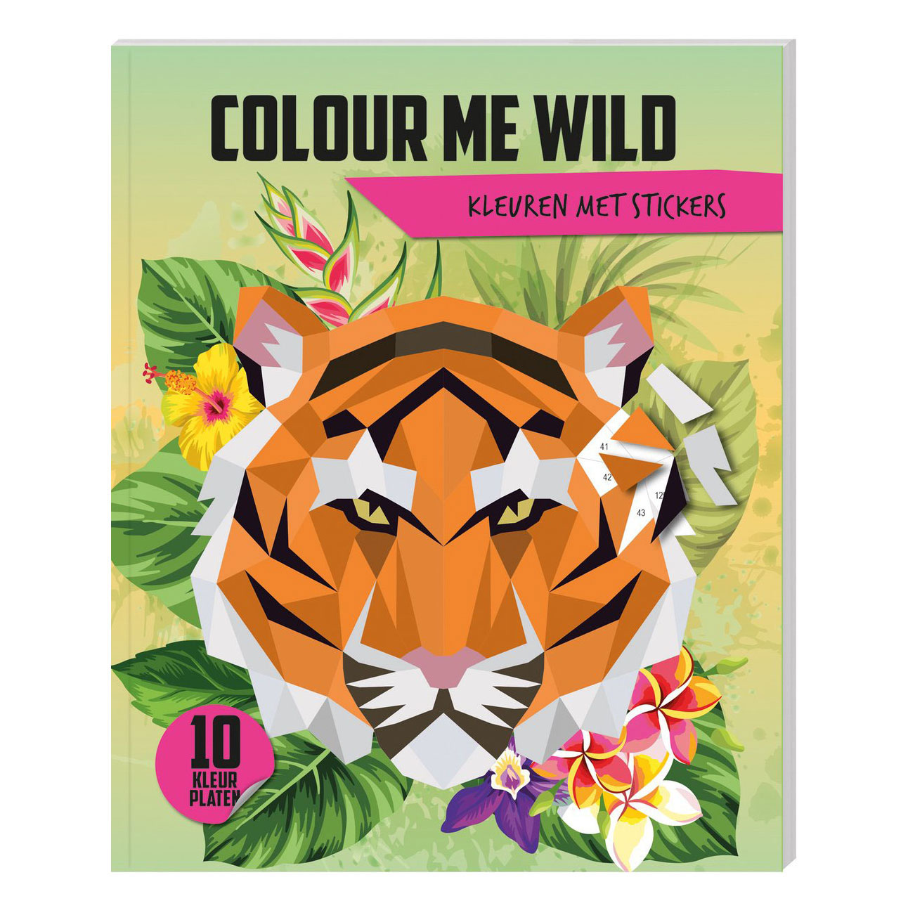 Stickeren op Nummer - Colour me Wild