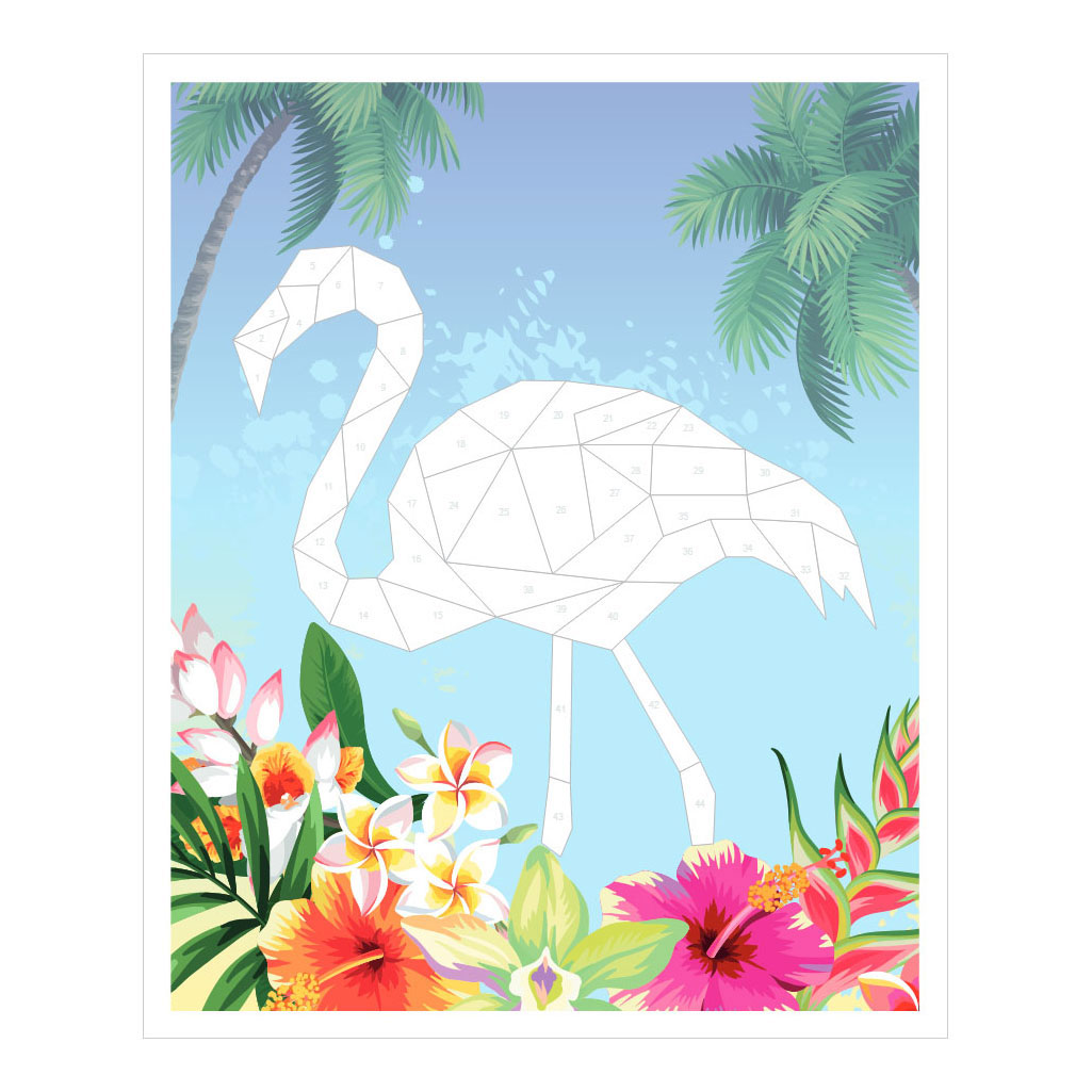 Stickeren op Nummer - Colour me Wild