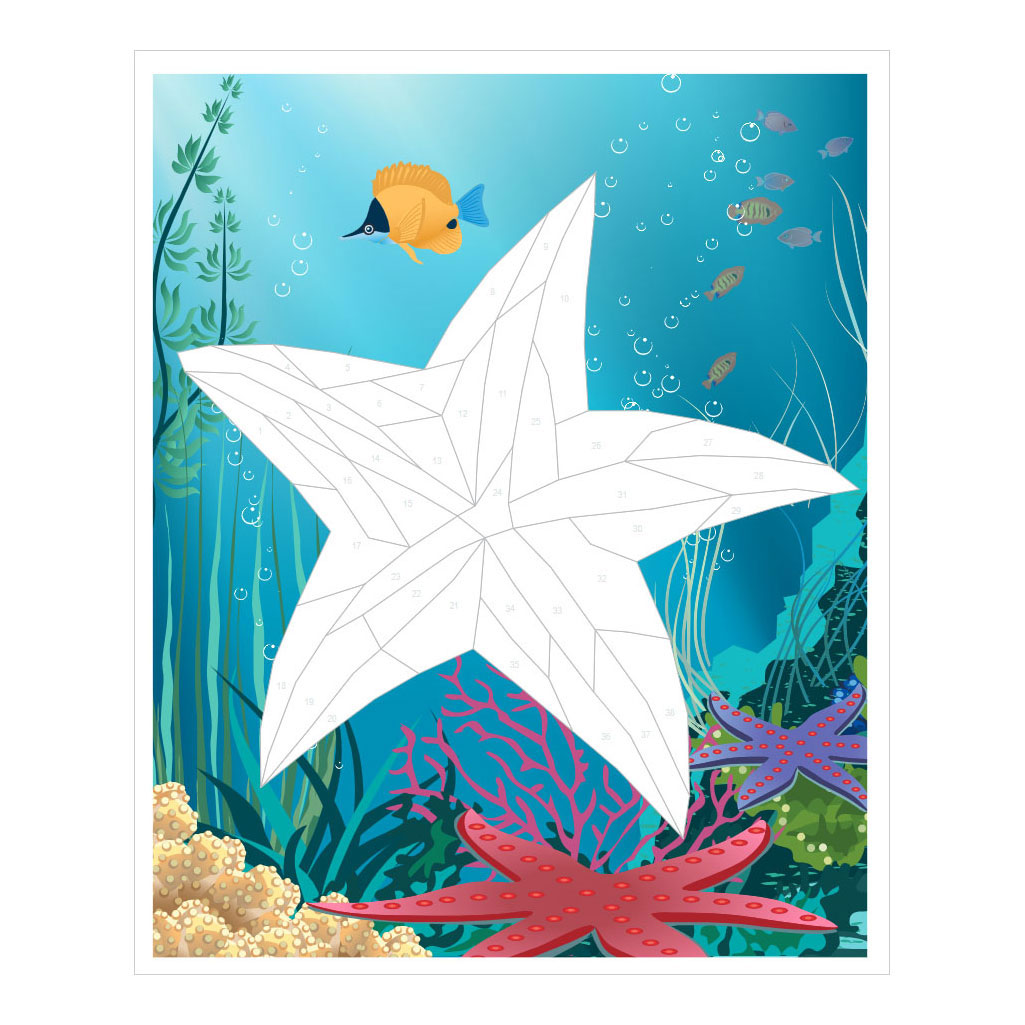 Stickeren op Nummer - Colour The Ocean