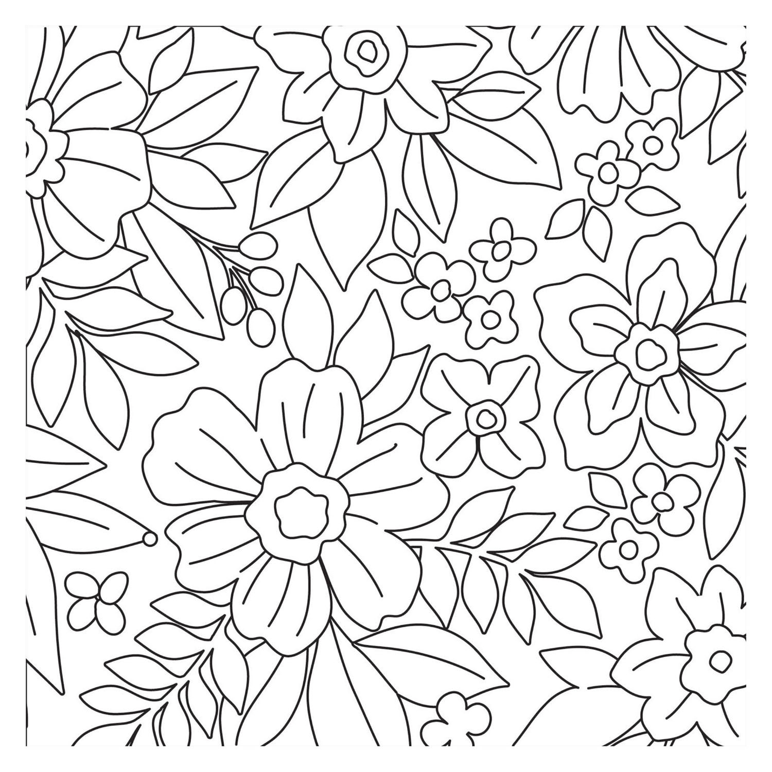 Malbuch - Bloom New