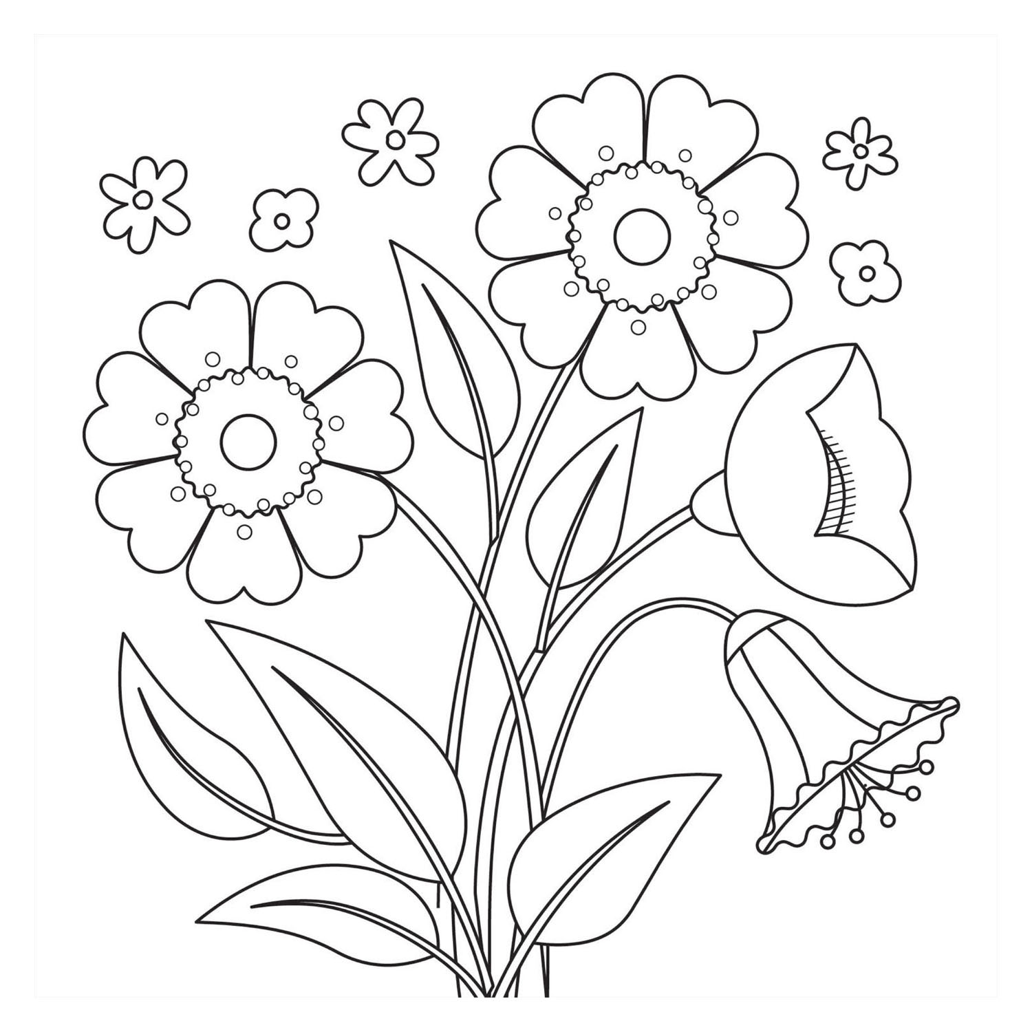 Malbuch - Bloom New