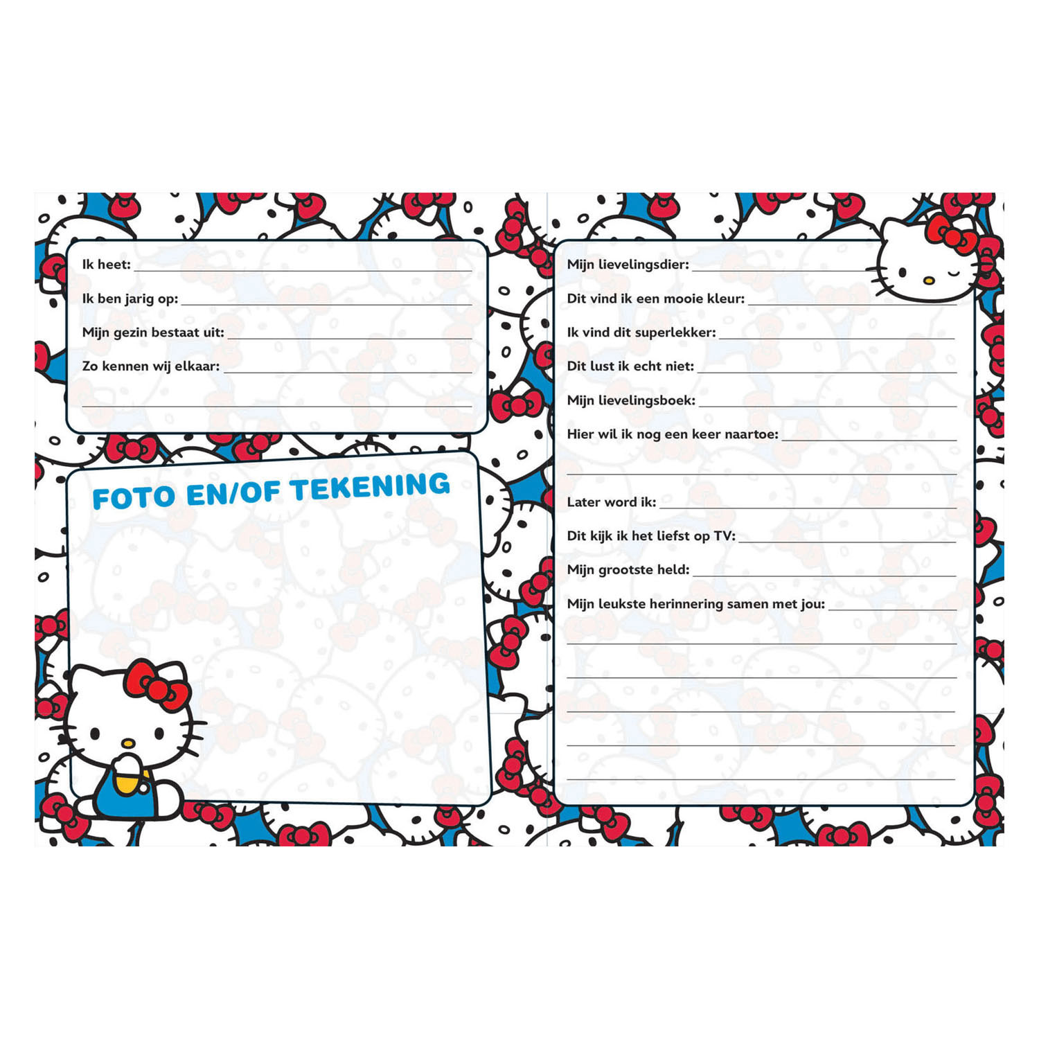 Vriendenboek - Hello Kitty Nieuw