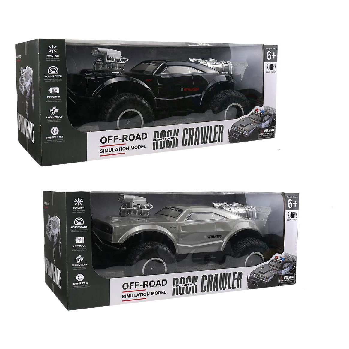 Voiture RC No Fear Muscle Car 1:8 2,4 GHz