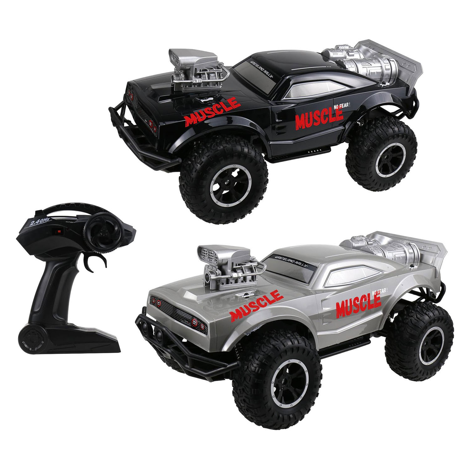 Voiture RC No Fear Muscle Car 1:8 2,4 GHz
