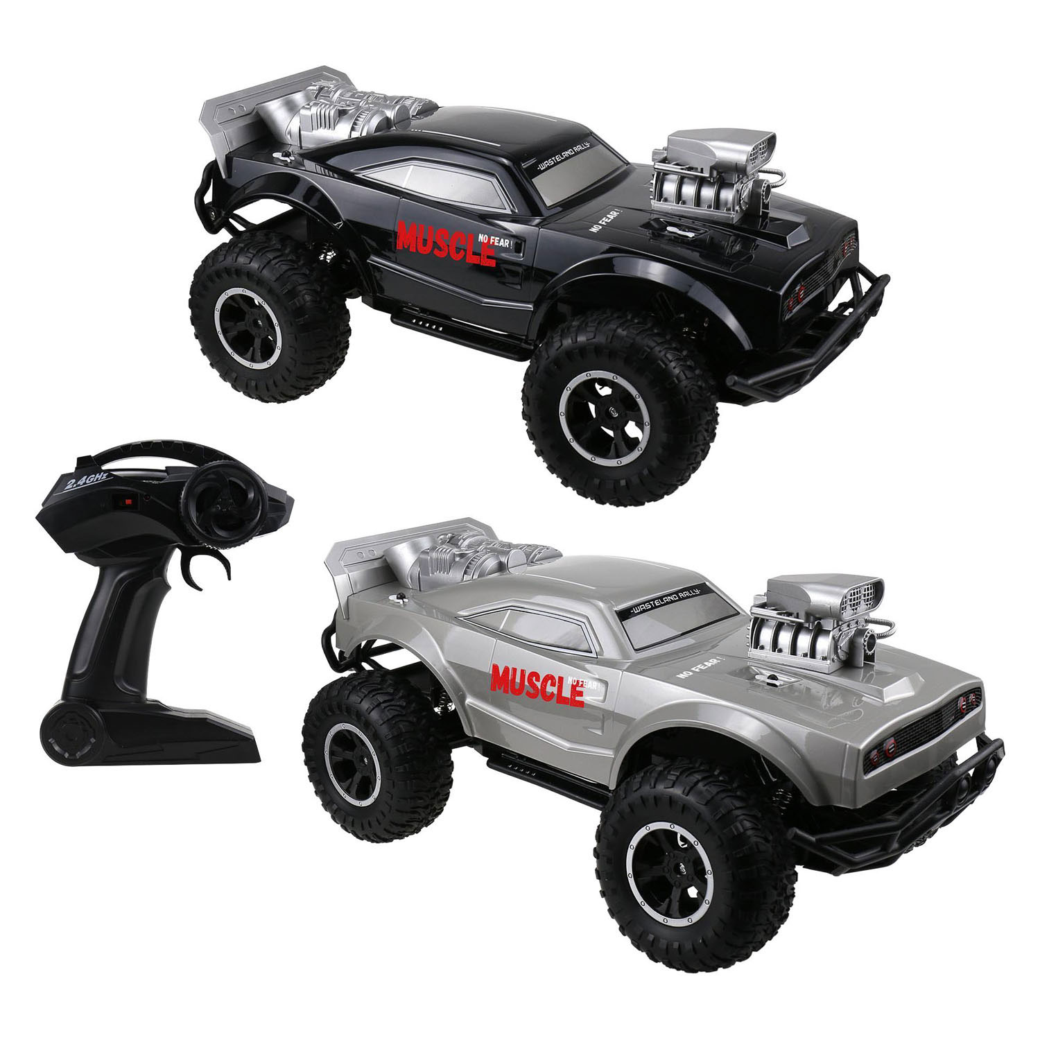 Voiture RC No Fear Muscle Car 1:8 2,4 GHz
