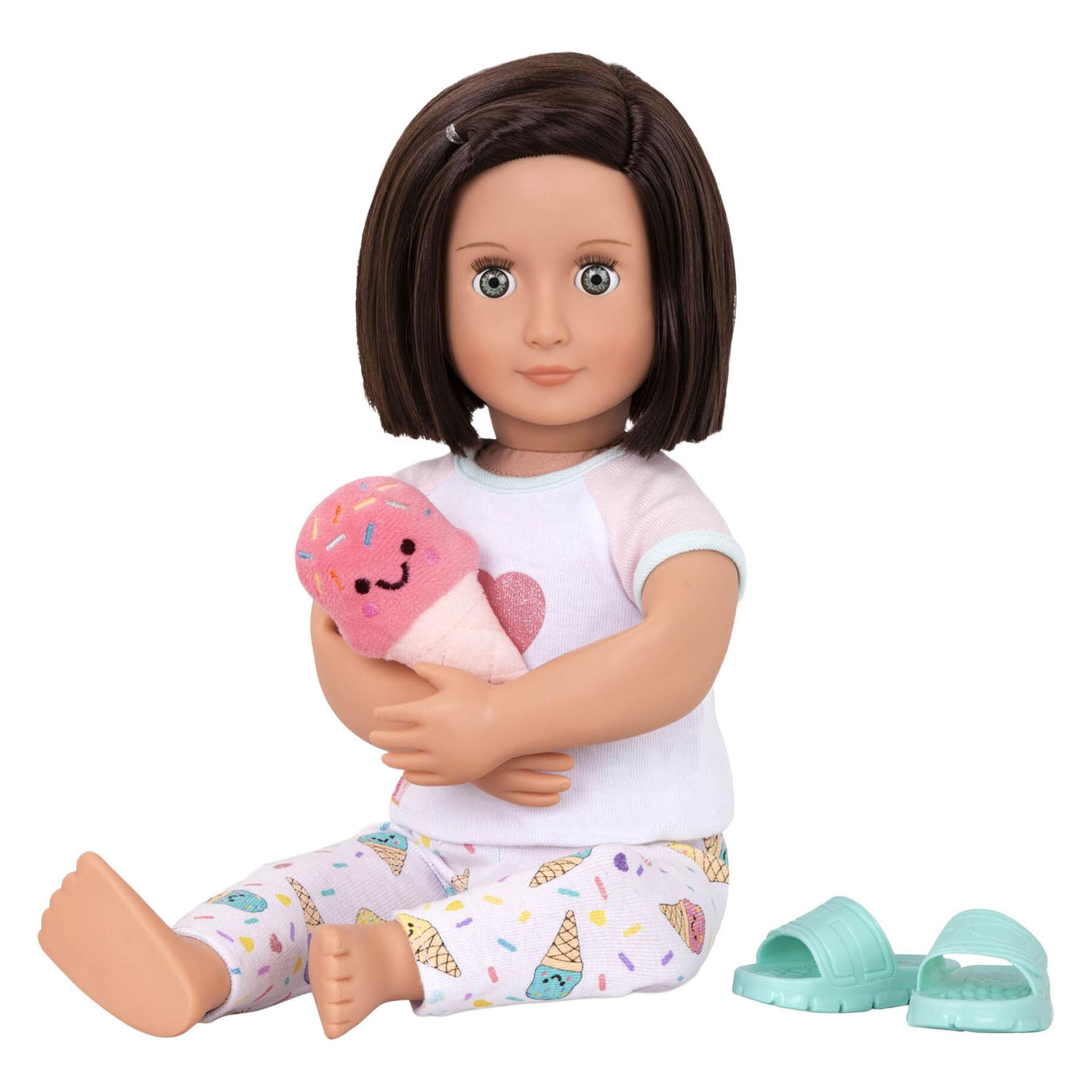 Deluxe Outfit Pyjama en Kamerjas voor Poppen