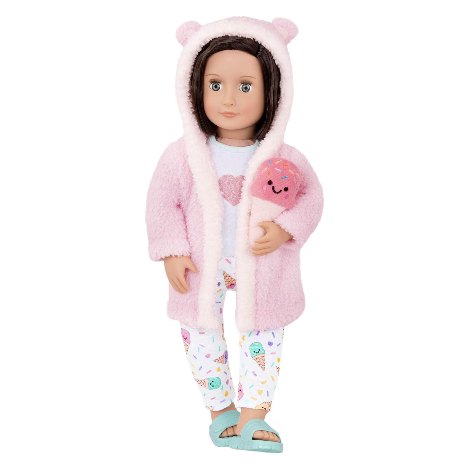 Deluxe Outfit Pyjama en Kamerjas voor Poppen