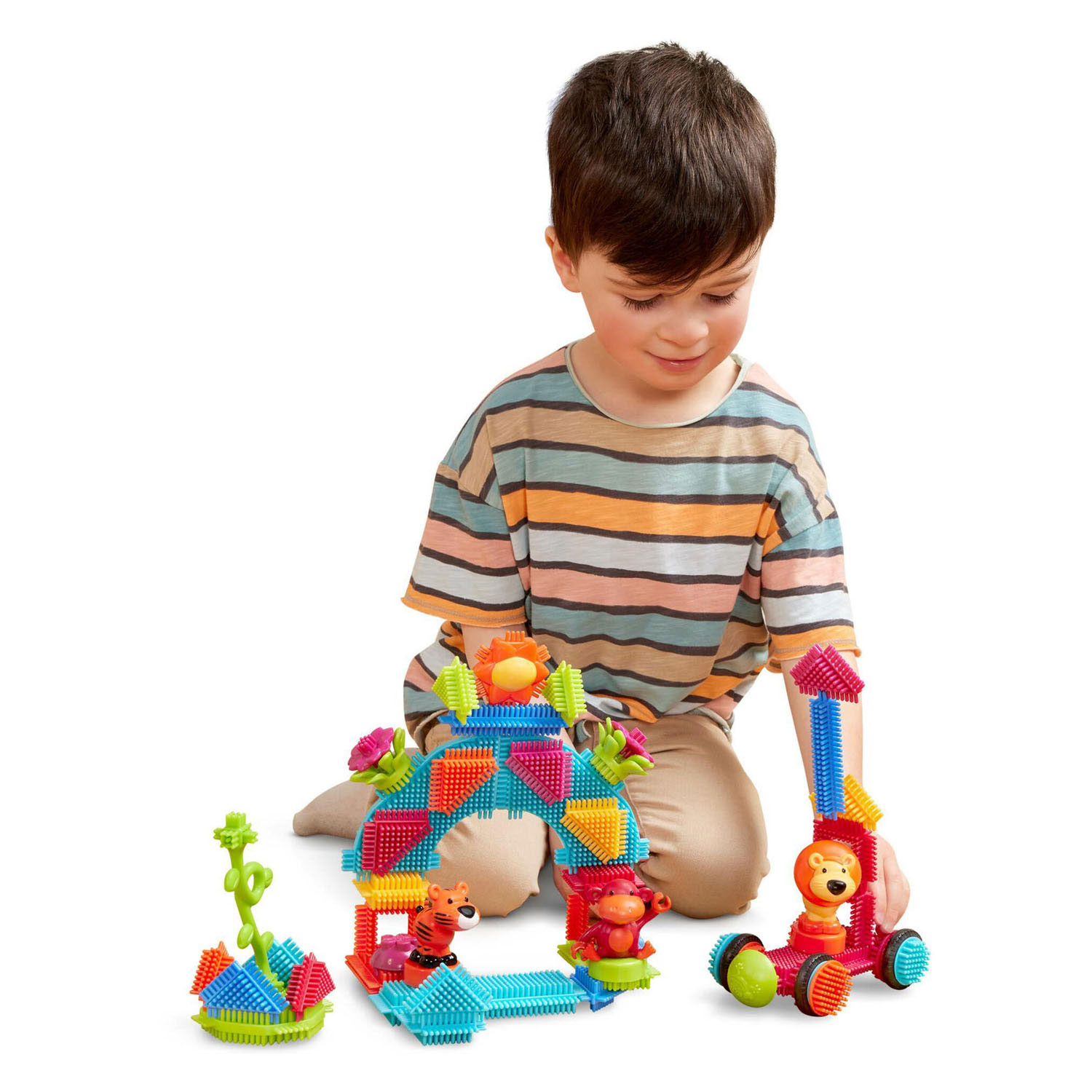 Bristle Block Jungle - 54 Teile.