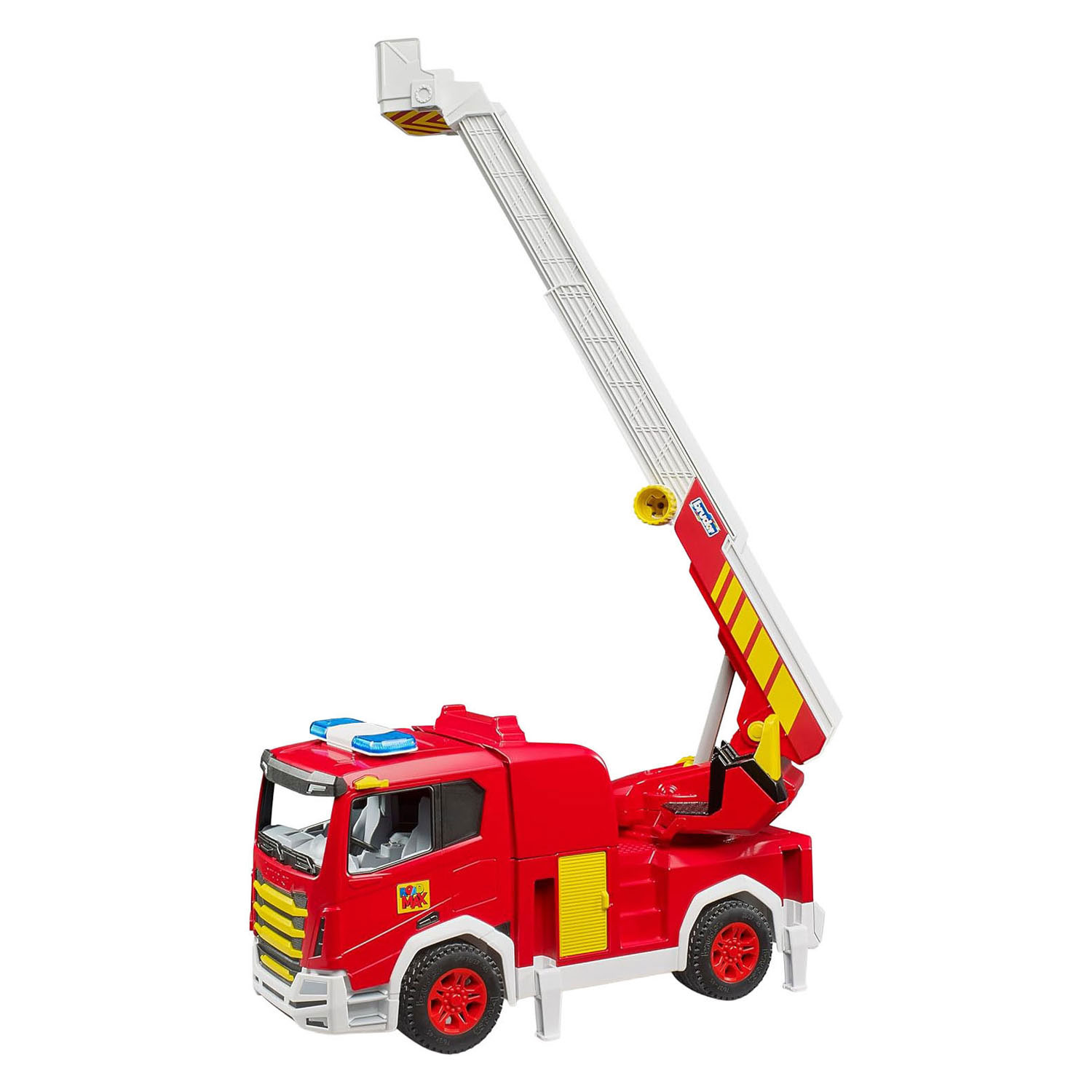 Bruder Roadmax Brandweerwagen met Draaibare Ladder