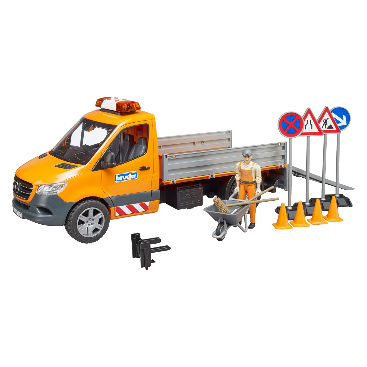 Bruder Mercedes Benz Sprinter Travaux routiers avec effets lumineux et sonores - 1:16