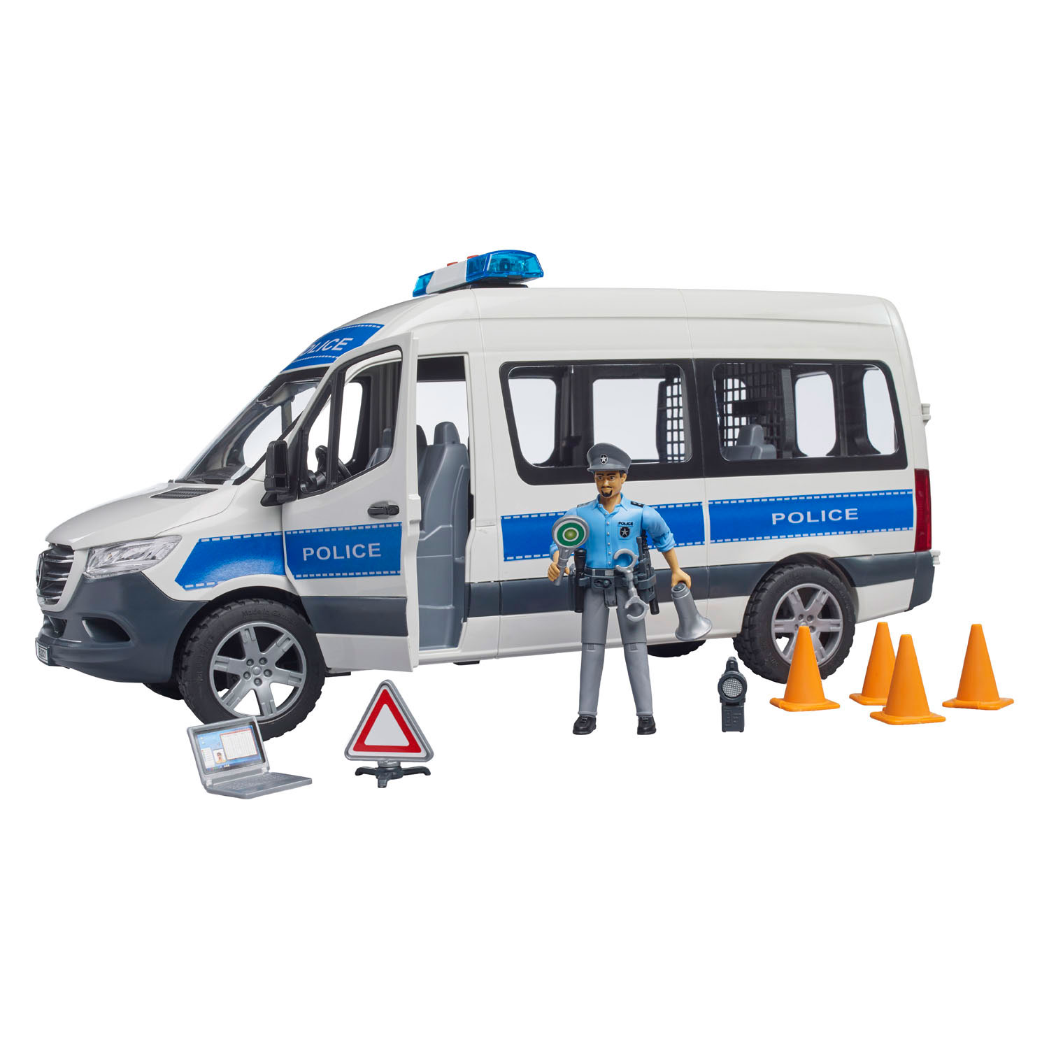 Bruder Mercedes Benz Sprinter Police avec effets lumineux et sonores - 1:16