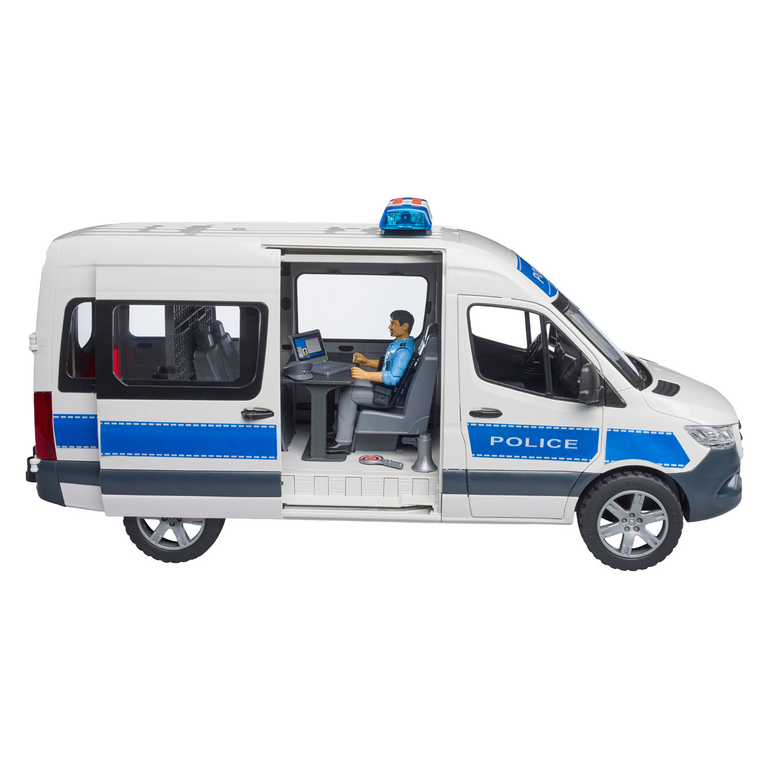 Bruder Mercedes Benz Sprinter Police avec effets lumineux et sonores - 1:16