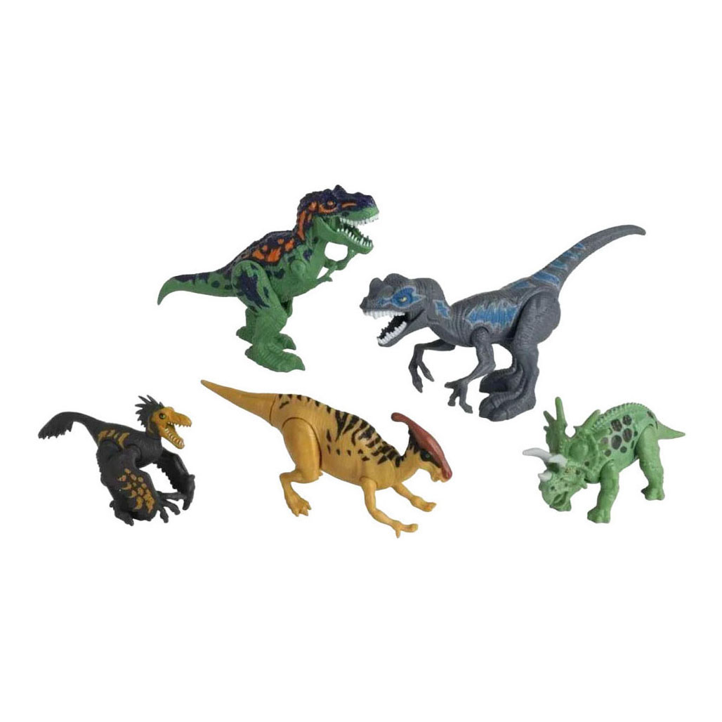Coffret Dino Valley avec 5 dinosaures
