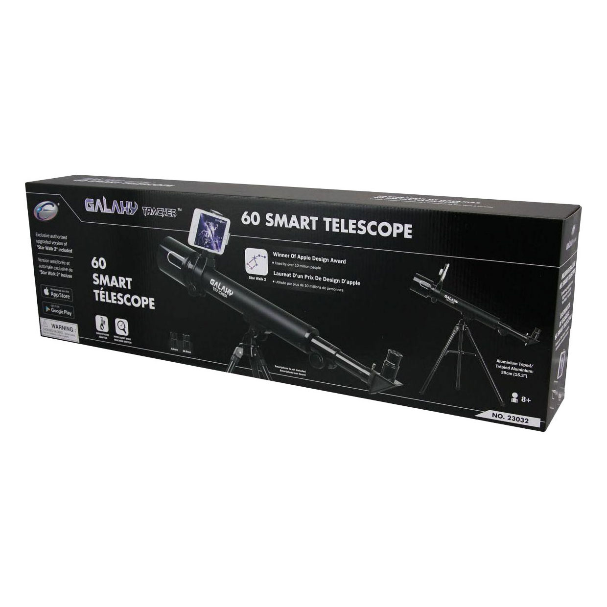 Galaxy Tracker 60 Smart Telescope Power - 50mm