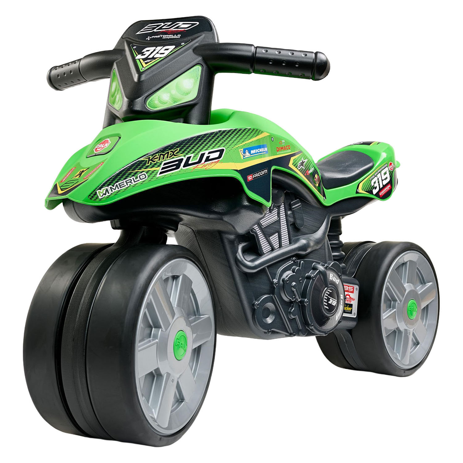 Falk Bud Racing Loopmotor met Fluisterbanden