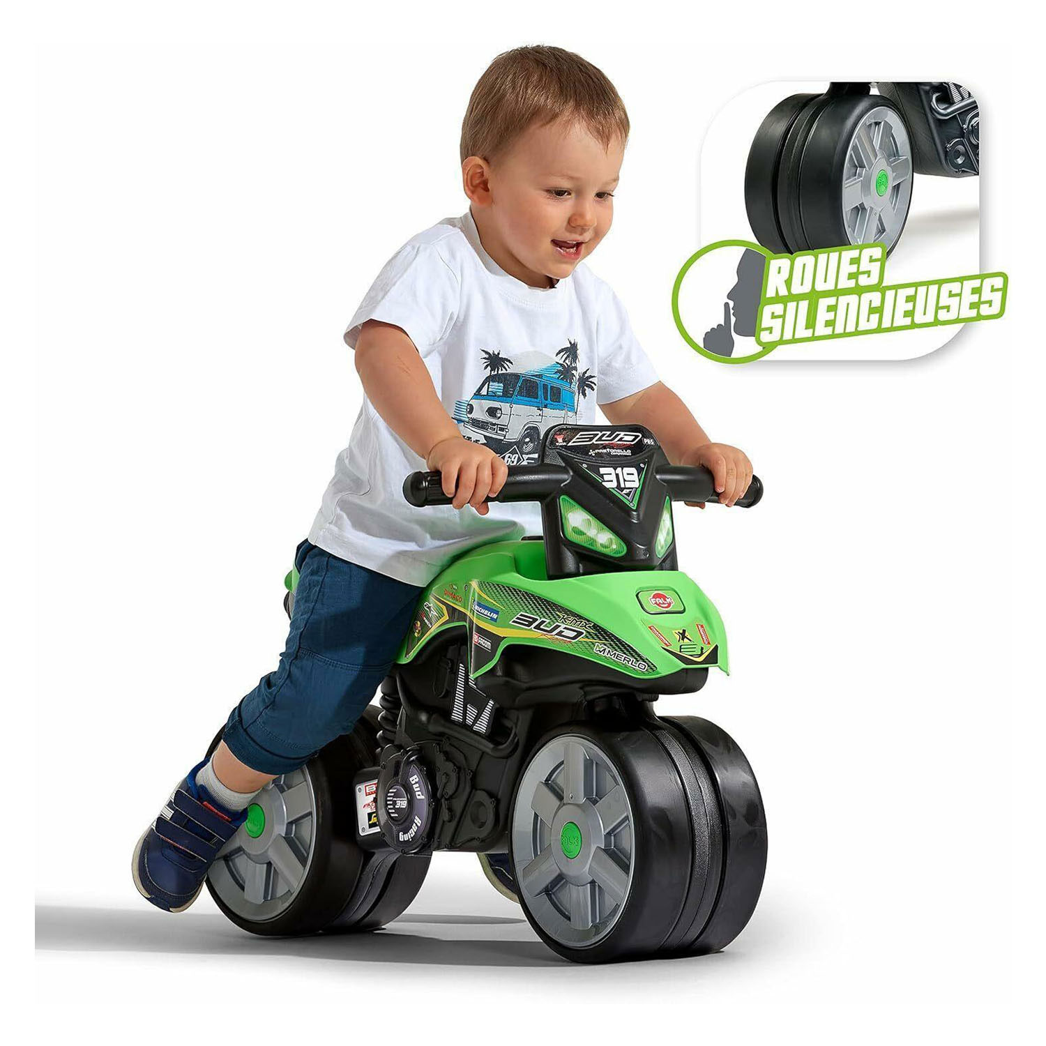 Falk Bud Racing Loopmotor met Fluisterbanden