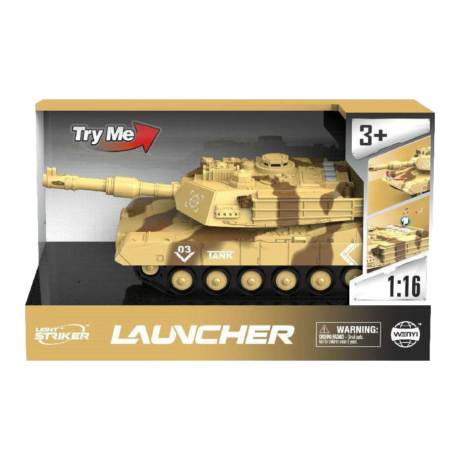 Tank met Licht en Geluid 1:16 - 26cm