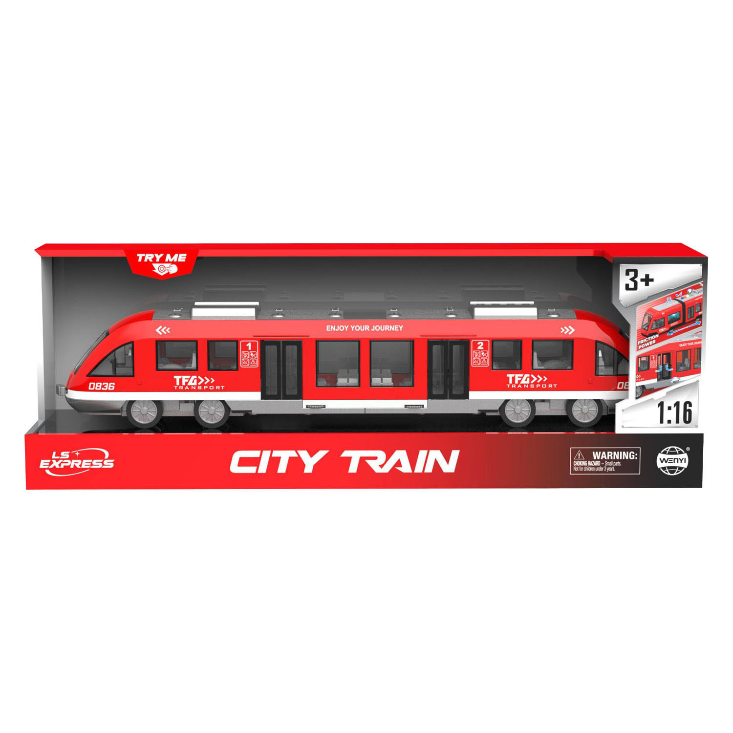 Tram met Licht en Geluid - 45cm
