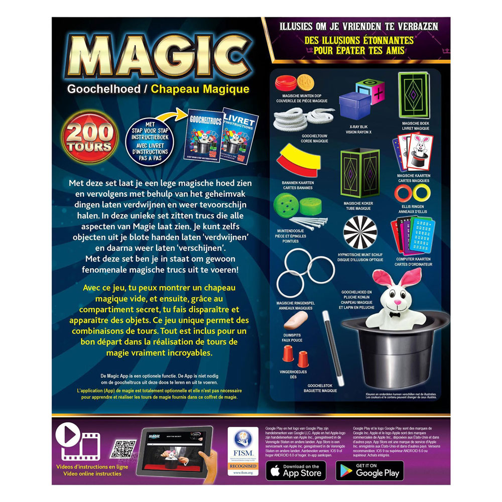 Magic 200 Trucs Goochelhoed - 200 Trucs