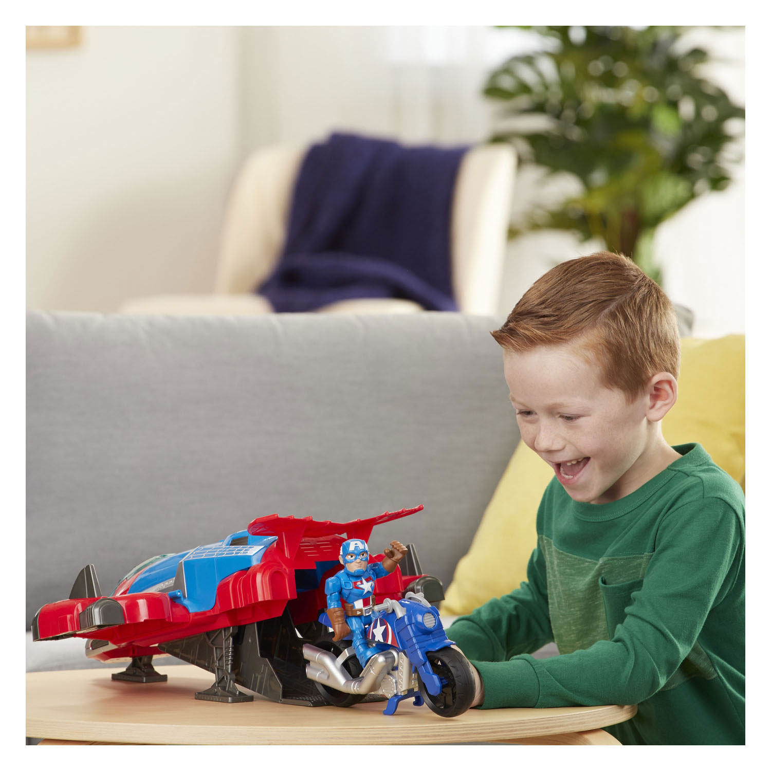 Super Hero Adventures Spiderman Jetquarters Speelset