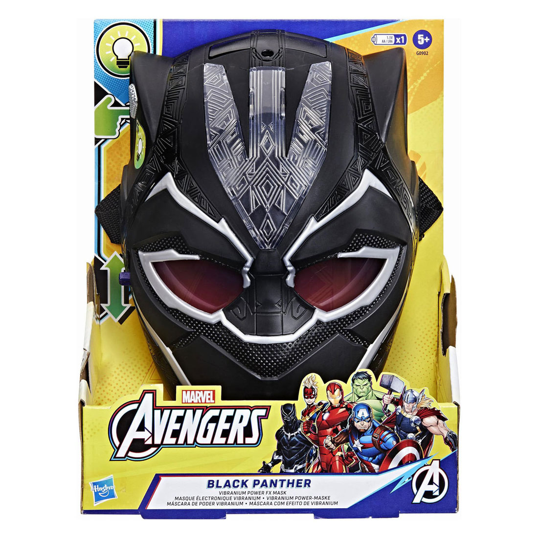 Avengers Black Panther Vibranium Fx Maske