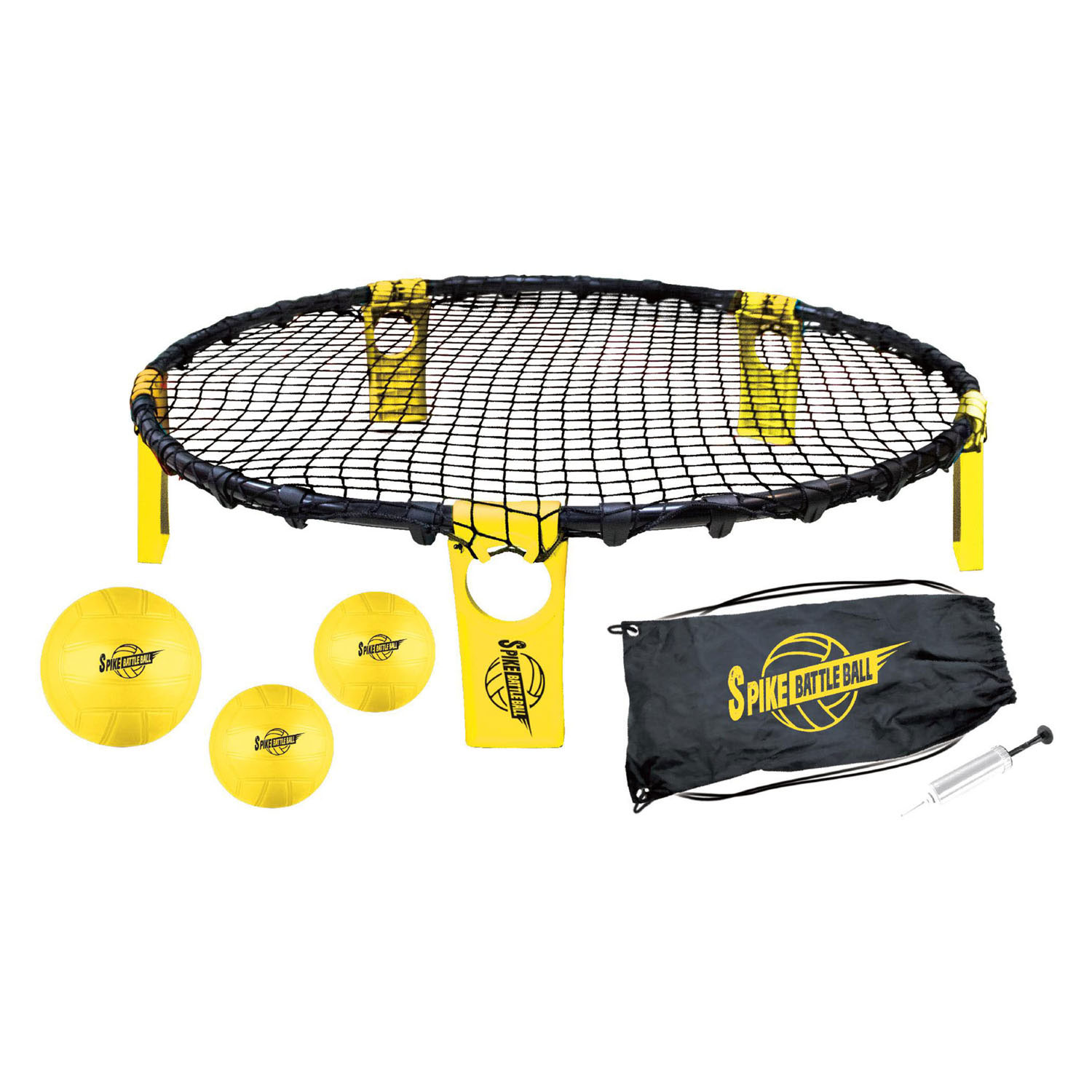 Spike Battle Ball met 3 Ballen - 90x90x20cm
